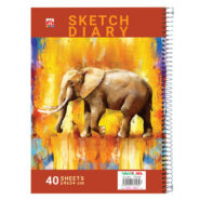 دفتر نقاشی فیلی نهال آلما 40 برگ